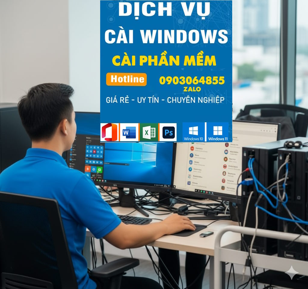Hổ Trợ Cài Đặt Phần Mềm Máy Tính Online 24h