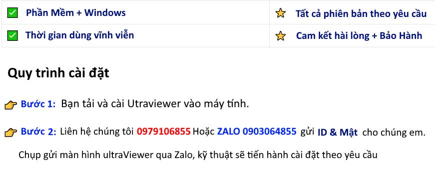 Hổ Trợ Cài Đặt Phần Mềm Máy Tính Online 24h